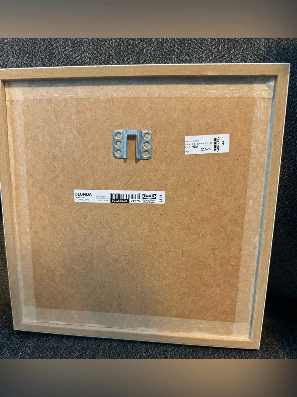 3D Butterfly Wall Art Shadow Box by Lola Fraser Purple & White IKEA OLUNDA